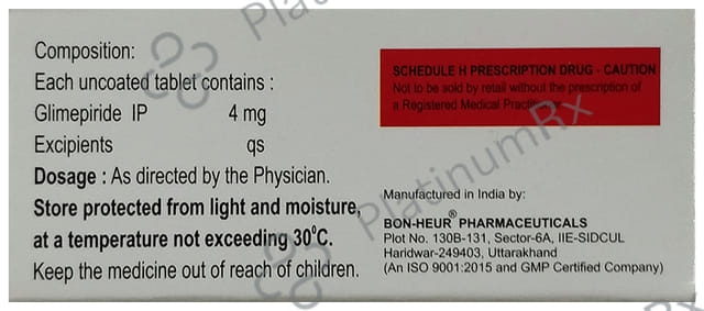 Glimecaid 4 Tablet