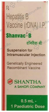 Shanvac-B Paediatric 10mcg Injection 10ml