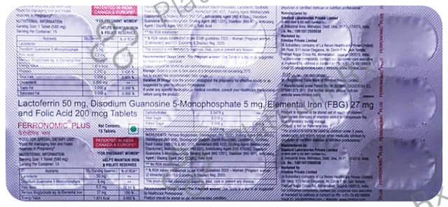 Ferronomic Plus Tablet 15s