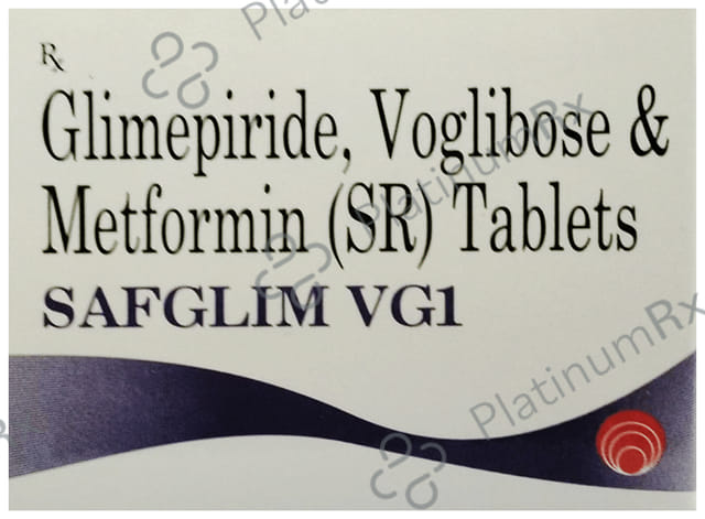 Safglim VG 1mg Tablet