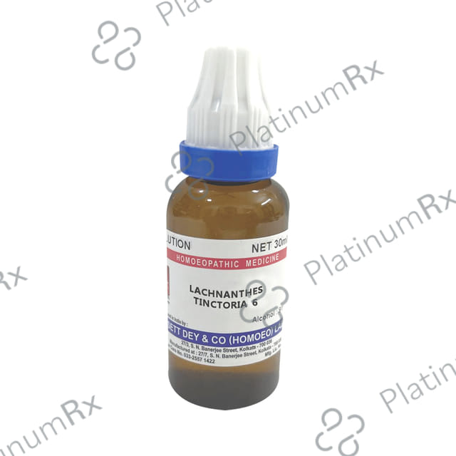 Sett Dey Lachnanthes Tinctoria Dilution 6