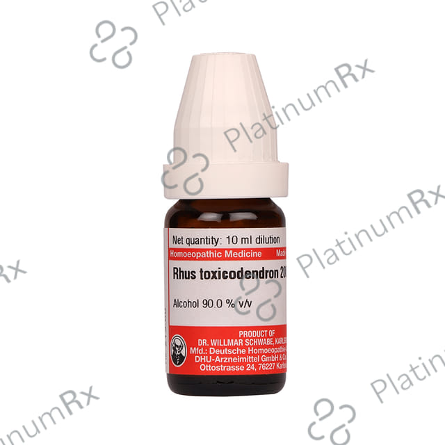 Dr Willmar Schwabe Germany Rhus Toxicodendron Dilution 200