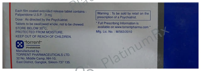 Palido-OD 3mg Tablet ER 10s