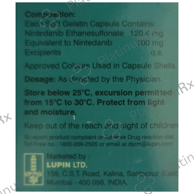 Idofnib 100 Soft Gelatin Capsule