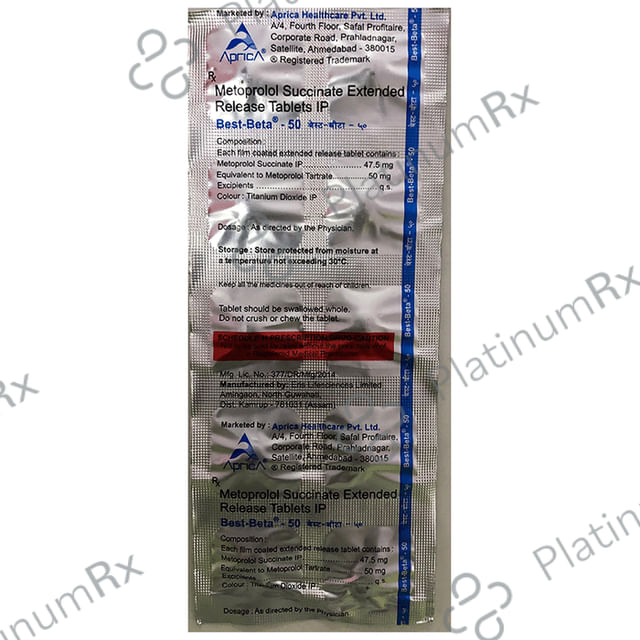 Best-Beta 50 Tablet ER