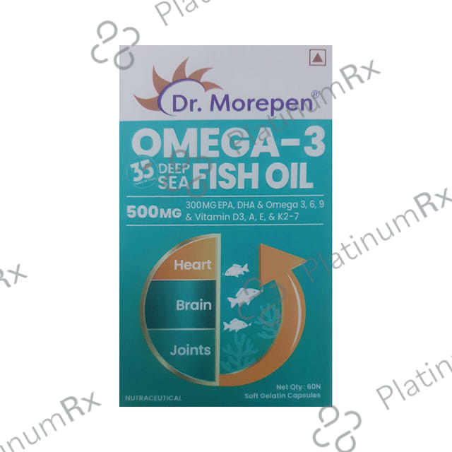 Dr Morepen Omega 3 Deep Sea Fish Oil Soft Gelatin Capsule