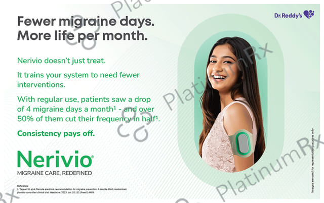 Nerivio Remote Electrical Neuromodulation Device for Migraine