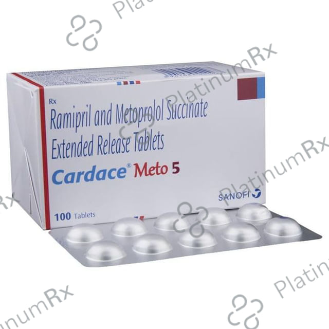 Cardace Meto 5/50mg Tablet ER 10s