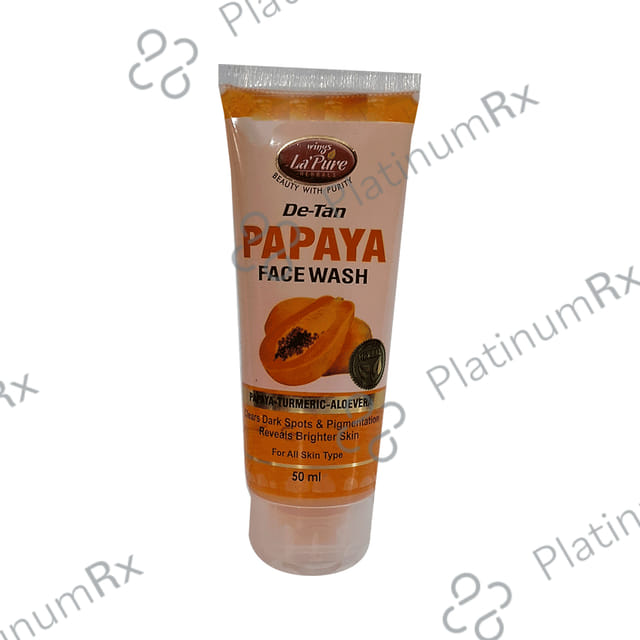 Wings De-Tan Papaya Face Wash (50ml Each)