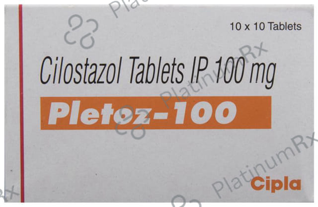 Pletoz 100mg Tablet 10s