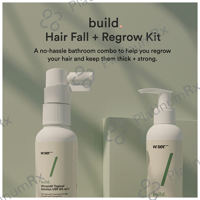 Wiser Build Hair Fall + Regrow Kit 1s