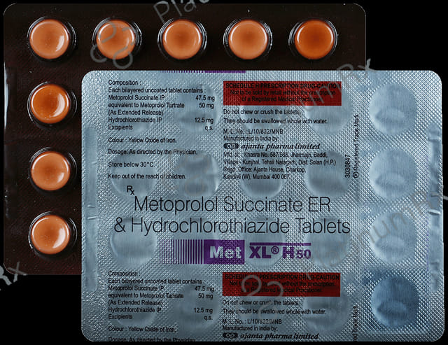 Met XL H 12.5/50mg Tablet 20s