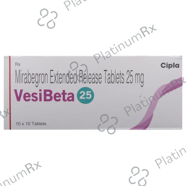 VesiBeta ER 25mg Tablet 10s