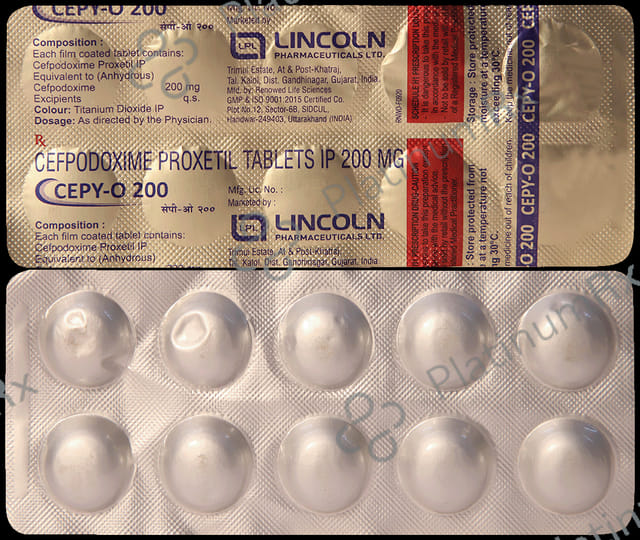 Cepy O 200mg Tablet 10s