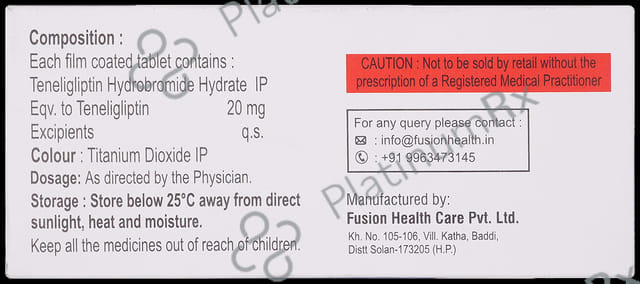 Tensorin 20mg Tablet 10s