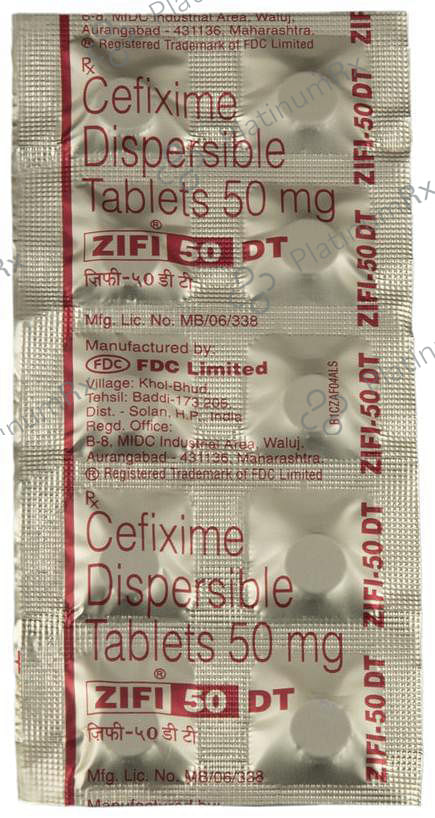Zifi 50mg DT Tablet 10s