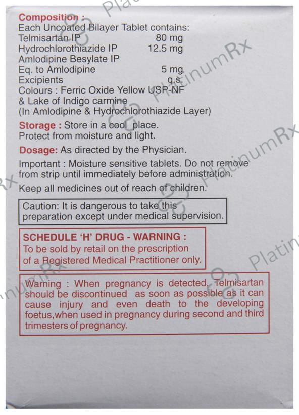 Telma AMH 80mg Tablet 15s