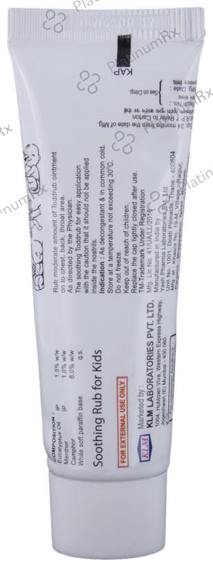 Toddrub Ointment 40gm