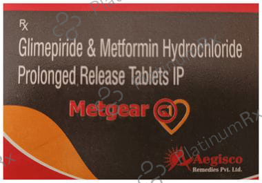 Metgear G 1/500mg Tablet PR 10s