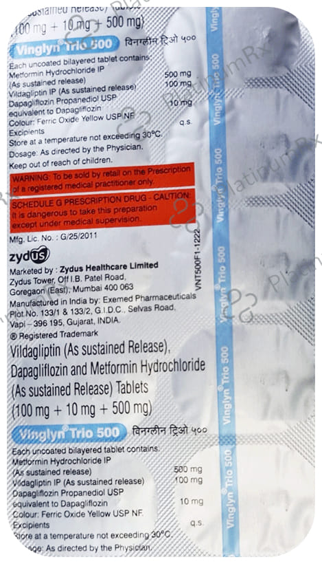 Vinglyn Trio 500mg Tablet 10s