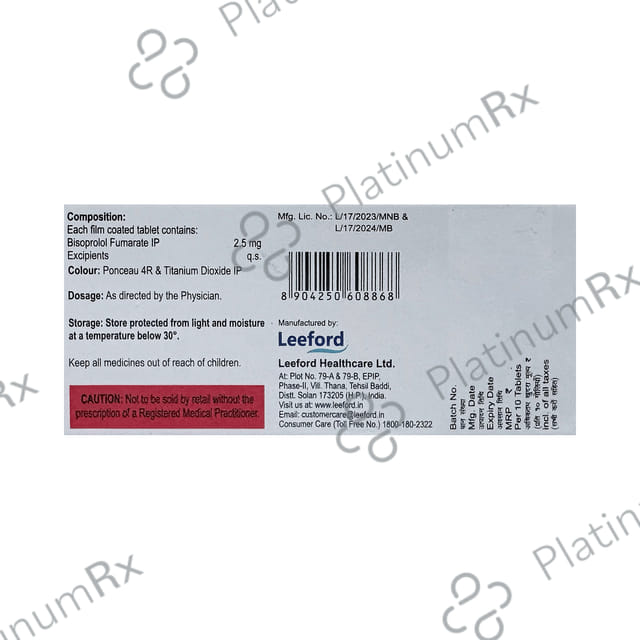 Bisotril 2.5mg Tablet 10s