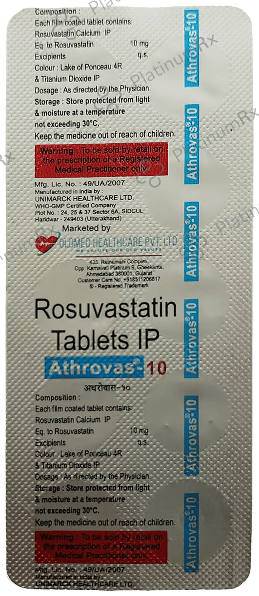 Athrovas 10mg Tablet 10s