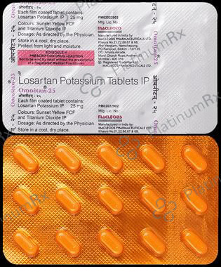 Omnitan 25mg Tablet 15s