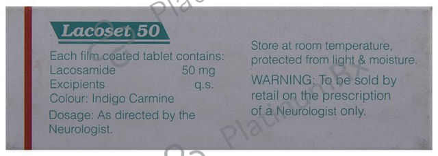 Lacoset 50mg Tablet 10s