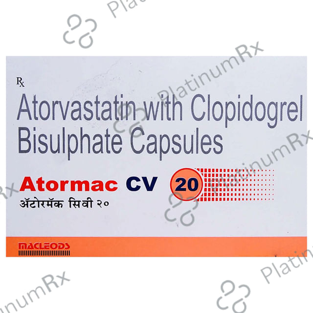 Atormac CV 20/75mg Capsule 10s