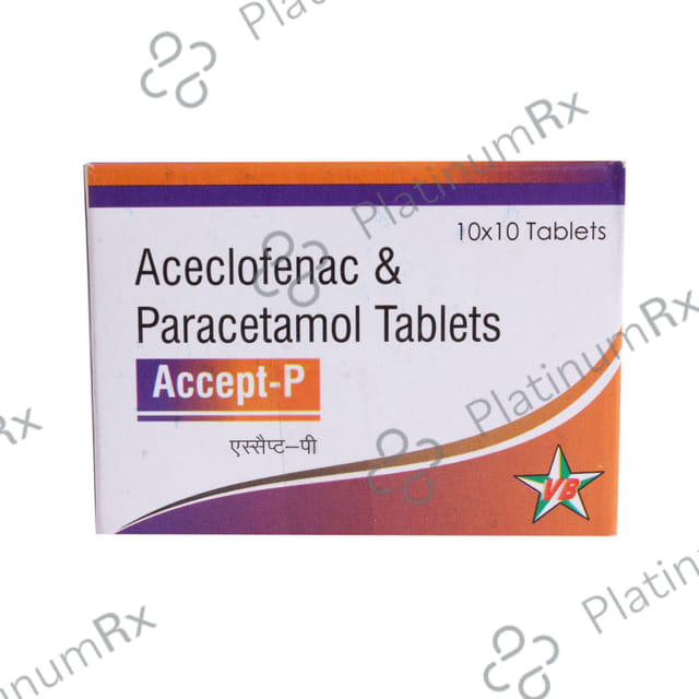 Accept P 100/325mg Tablet 10s