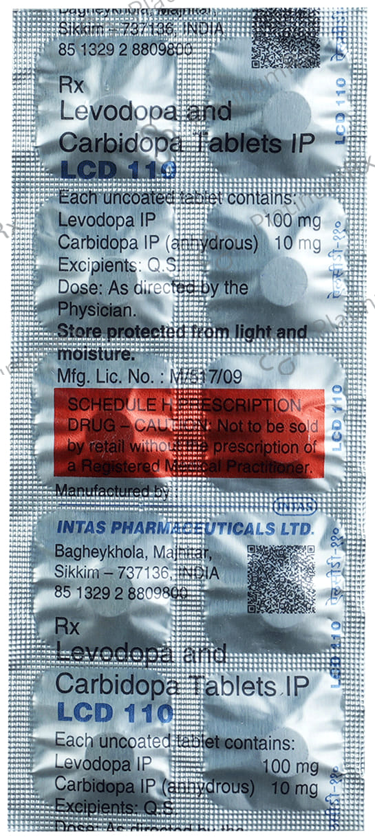 LCD 100/10mg Tablet 10s