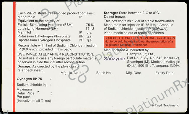 Gynogen HP 75IU Injection