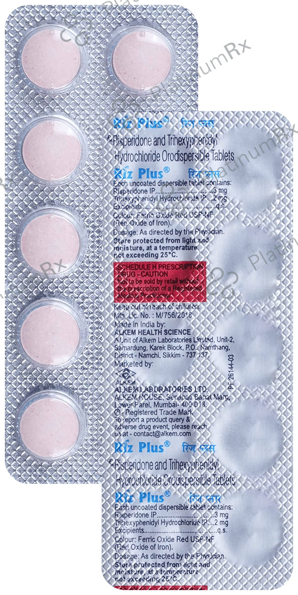 Riz Plus 3mg/2mg Tablet DT
