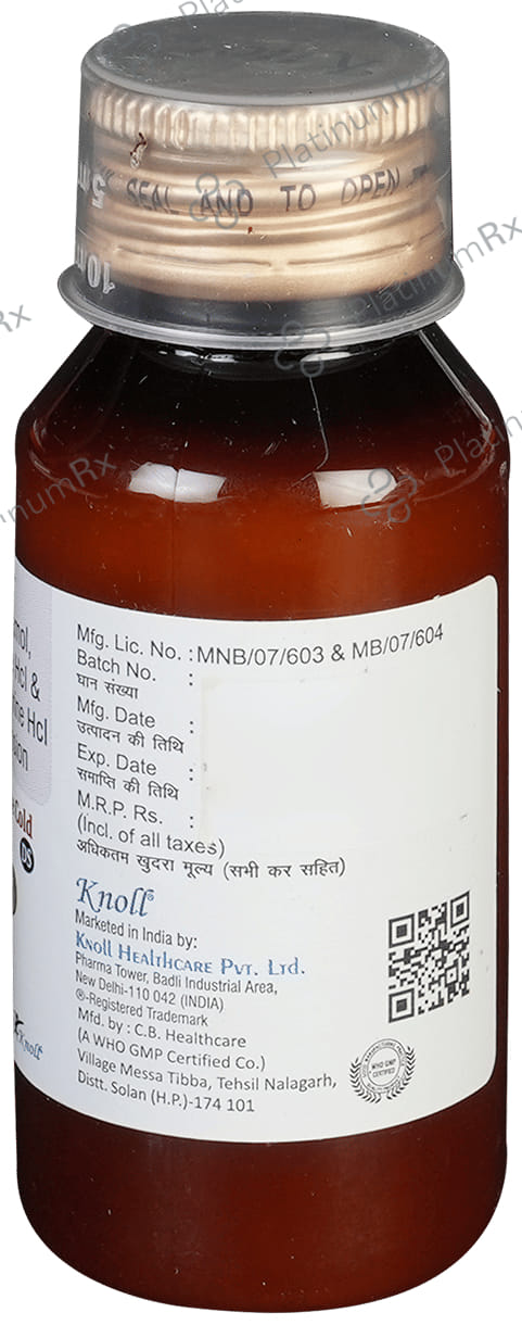 Cetrizine Cold DS Syrup 60ml