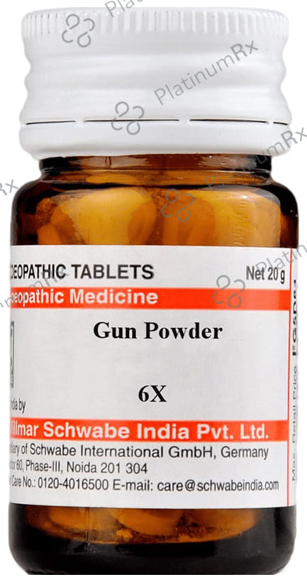 Dr Willmar Schwabe India Gun Powder Trituration Tablet 6X
