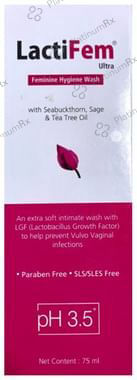 Lactifem Ultra Feminine Hygiene Wash 75ml