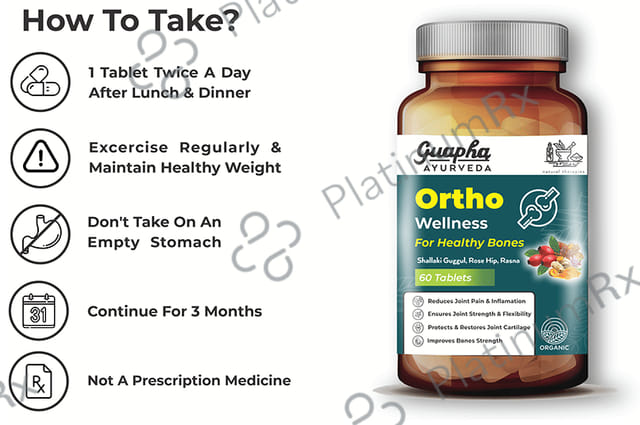 Guapha Ayurveda Ortho Wellness Tablet