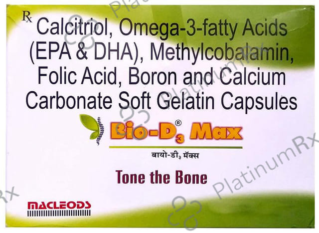 Bio D3 Max Soft Gelatin Capsule 15s