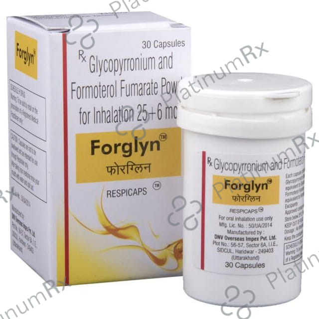 Forglyn 6mcg/0.025mg Respicap 10s