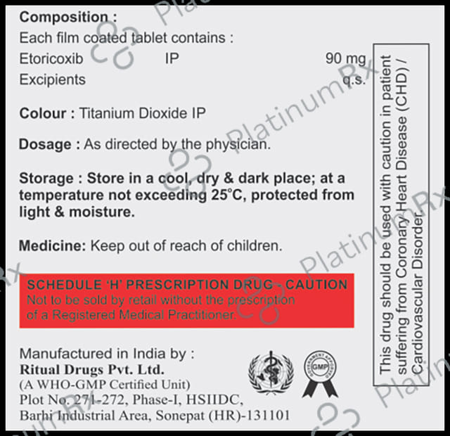 Etopeak 90mg Tablet 10s