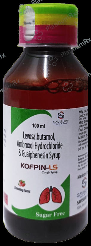 Kofpin-LS Syrup Strawberry Sugar Free