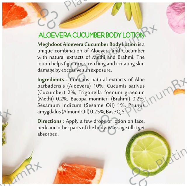 Meghdoot Aloevera Cucumber Body Lotion 500 ml