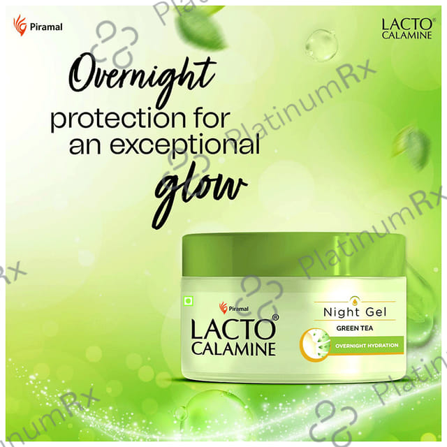 Lacto Calamine Night Gel Green Tea 50gm