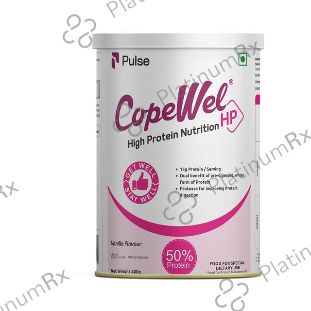Pulse Copewel HP with Protease for Digestion Vanilla Flavour Powder 400gm