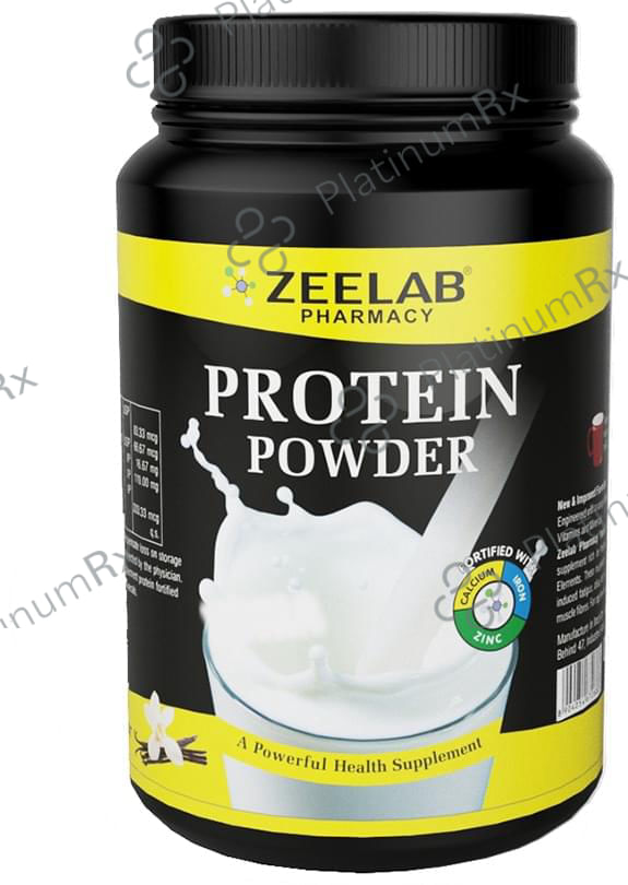 Zeelab Protein with Calcium, Iron & Zinc - Flavour Powder Vanilla