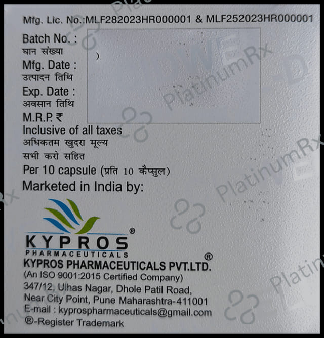 Cidwell D Capsule SR 10s