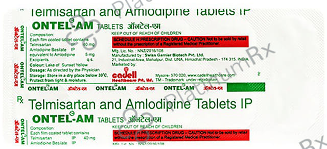 Ontel AM 5/40mg Tablet 10s