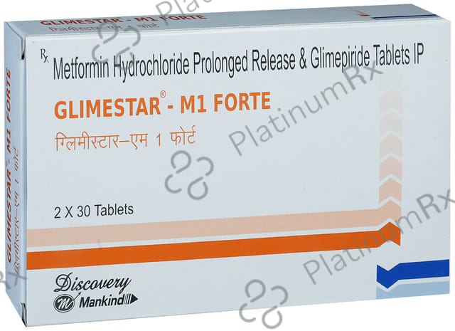Glimestar M 1/1000mg Forte Tablet PR 30s