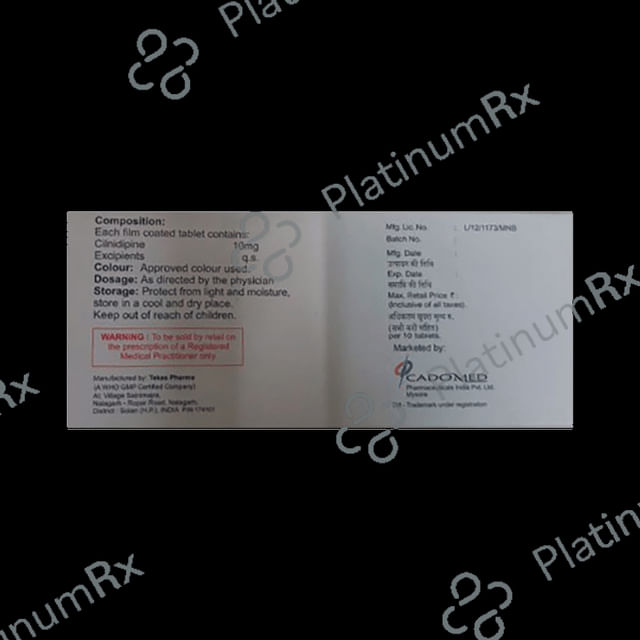 Cilinext 10mg Tablet 10s