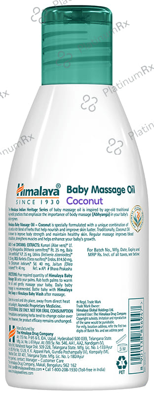 Himalaya Baby Massage Oil Coconut 200ml